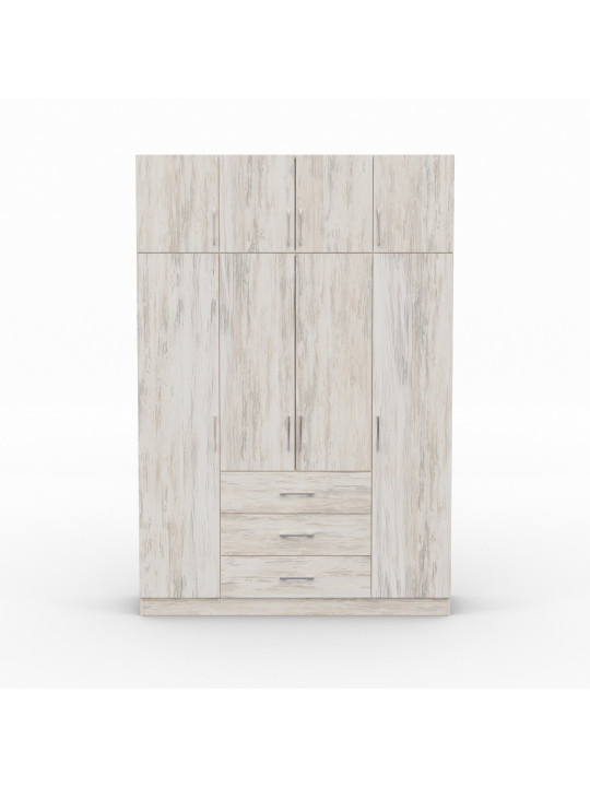 Զգեստապահարան HOBEL EX-B37 UZ-819 INOX K083 (7) 