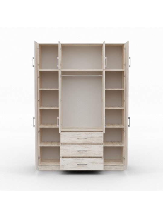 Զգեստապահարան HOBEL EX-B37 UZ-819 INOX K083 (7) 