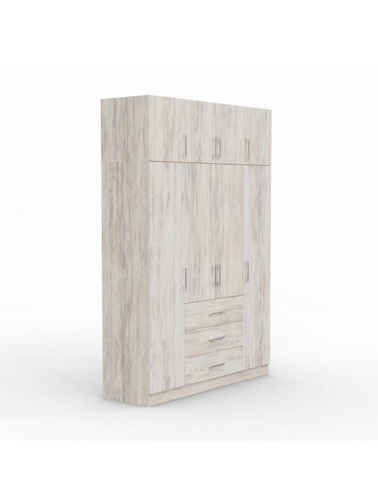 Զգեստապահարան HOBEL EX-B37 UZ-819 INOX K083 (7) 