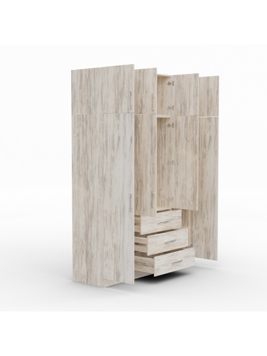 Զգեստապահարան HOBEL EX-B37 UZ-819 INOX K083 (7) 