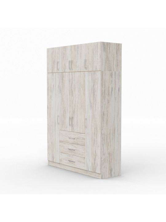 Զգեստապահարան HOBEL EX-B37 UZ-819 INOX K083 (7) 