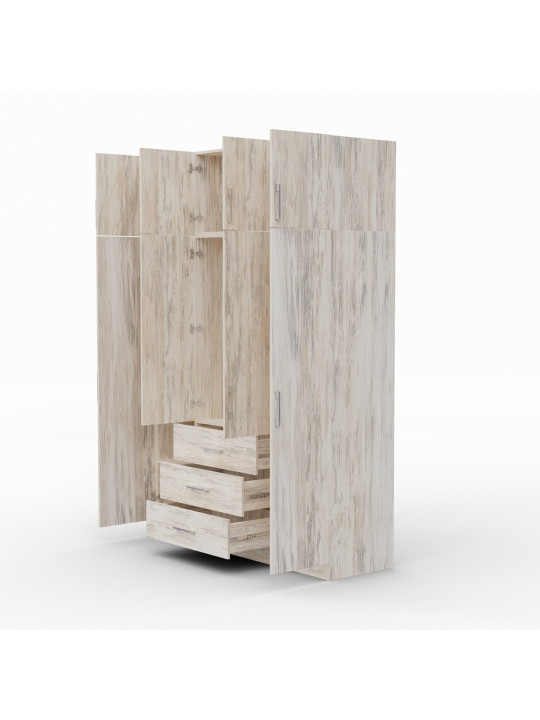 Զգեստապահարան HOBEL EX-B37 UZ-819 INOX K083 (7) 