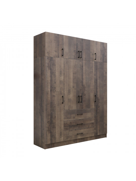 Wardrobe HOBEL EX-B38 UZ-819 BLACK K354 (7) 