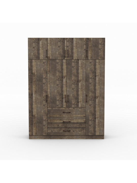 Զգեստապահարան HOBEL EX-B38 UZ-819 BLACK K354 (7) 