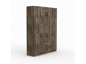 Платяной шкаф HOBEL EX-B38 UZ-819 BLACK K354 (7) 