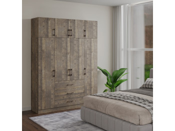 Զգեստապահարան HOBEL EX-B38 UZ-819 BLACK K354 (7) 