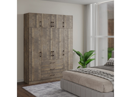 Wardrobe HOBEL EX-B38 UZ-819 BLACK K354 (7)