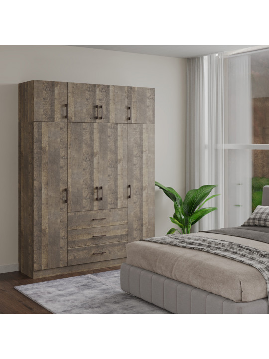 Wardrobe HOBEL EX-B38 UZ-819 BLACK K354 (7) 