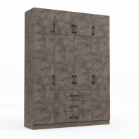 Платяной шкаф HOBEL EX-B38 UZ-819 BLACK K539 SHOWROOM (7) 