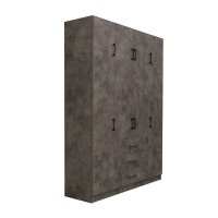 Платяной шкаф HOBEL EX-B38 UZ-819 BLACK K539 SHOWROOM (7) 