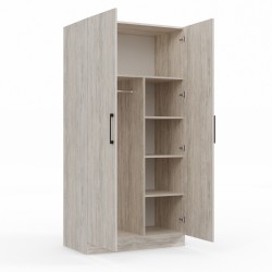 Wardrobe HOBEL EX-C03 UZ-819 BLACK K083 (4) 