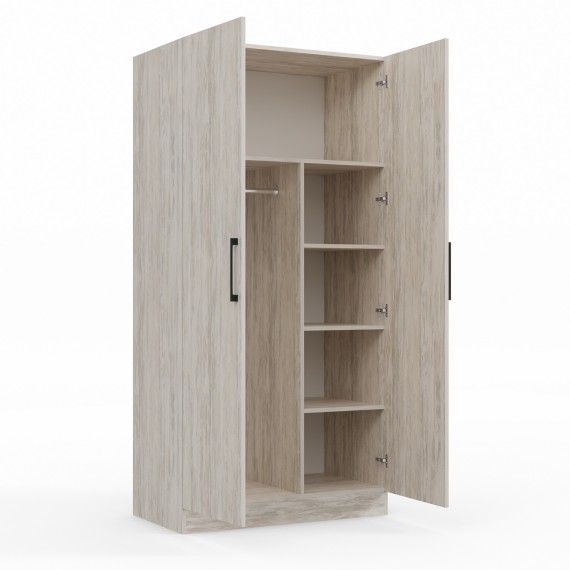 Wardrobe HOBEL EX-C03 UZ-819 BLACK K083 (4) 