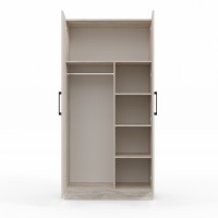 Платяной шкаф HOBEL EX-C03 UZ-819 BLACK K083 (4) 