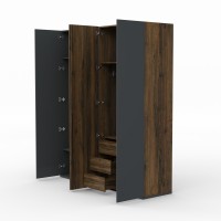 Платяной шкаф HOBEL EX-C100 C ORMA 075/ORMA 215/0164 (7) 