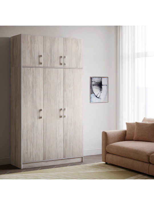 Զգեստապահարան HOBEL E-135X250 CL/01 (WH) K083 (6) 