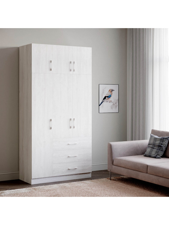 Платяной шкаф HOBEL EX-B36 CL/01 (WH) ORMA 144 (7) 