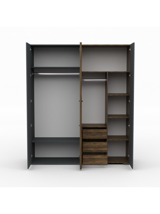 Платяной шкаф HOBEL EX-C100 C ORMA 075/ORMA 215/0164 (6) 