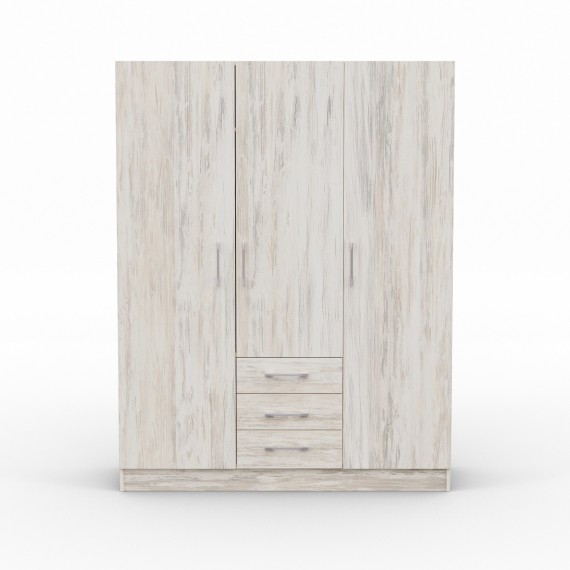 Платяной шкаф HOBEL X127 UZ-819 INOX K083 (6) 