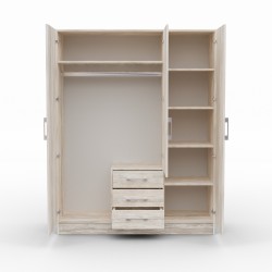 Wardrobe HOBEL X127 UZ-819 INOX K083 (6) 
