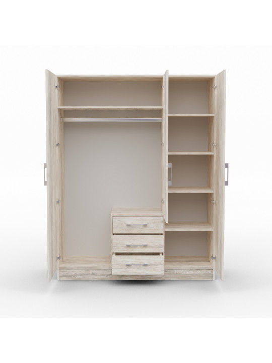 Wardrobe HOBEL X127 UZ-819 INOX K083 (6) 