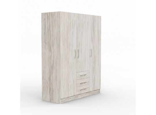 Платяной шкаф HOBEL X127 UZ-819 INOX K083 (6) 