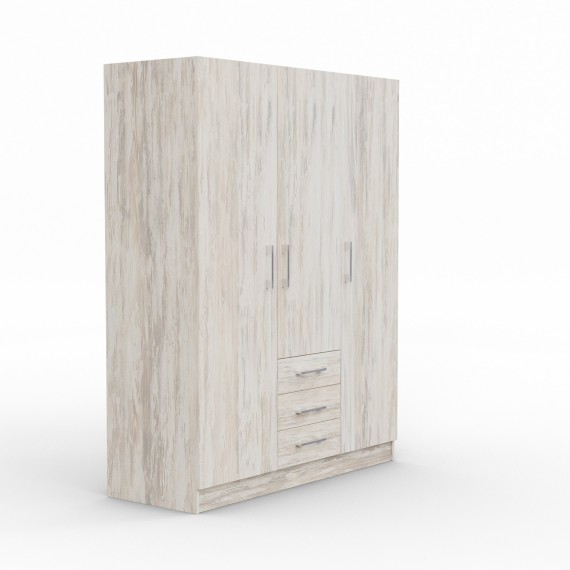 Платяной шкаф HOBEL X127 UZ-819 INOX K083 (6) 