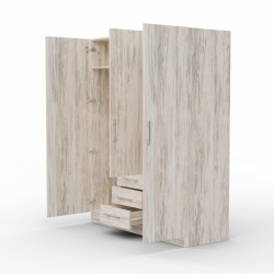 Wardrobe HOBEL X127 UZ-819 INOX K083 (6) 