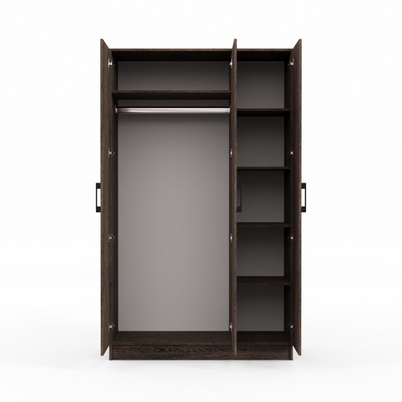 Զգեստապահարան HOBEL X126 UZ-819 BLACK 7648 (5) 