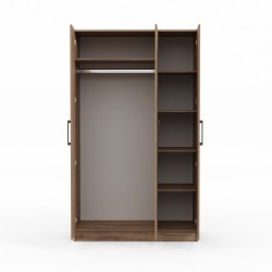 Платяной шкаф HOBEL X126 UZ-819 BLACK K004 (5) 
