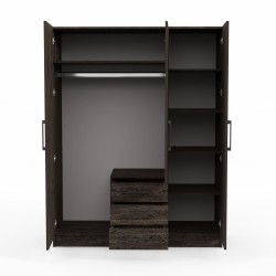 Платяной шкаф HOBEL X127 UZ-819 BLACK 7648 (6) 