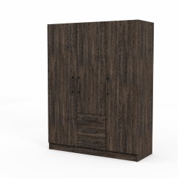 Платяной шкаф HOBEL X127 UZ-819 BLACK 7648 (6) 