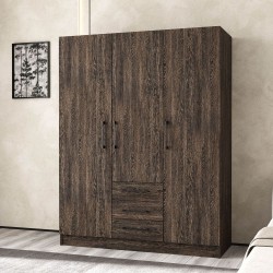 Платяной шкаф HOBEL X127 UZ-819 BLACK 7648 (6) 