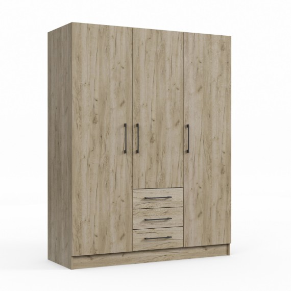 Платяной шкаф HOBEL X127 UZ-819 BLACK K002 (5) 