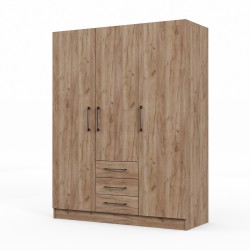 Платяной шкаф HOBEL X127 UZ-819 BLACK K004 (5) 