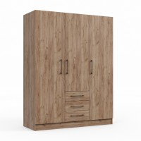 Платяной шкаф HOBEL X127 UZ-819 BLACK K004 (5) 