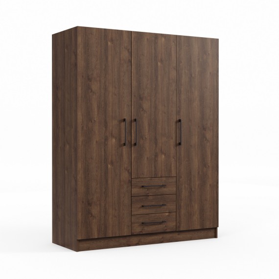 Զգեստապահարան HOBEL X127 UZ-819 BLACK K090 (6) 