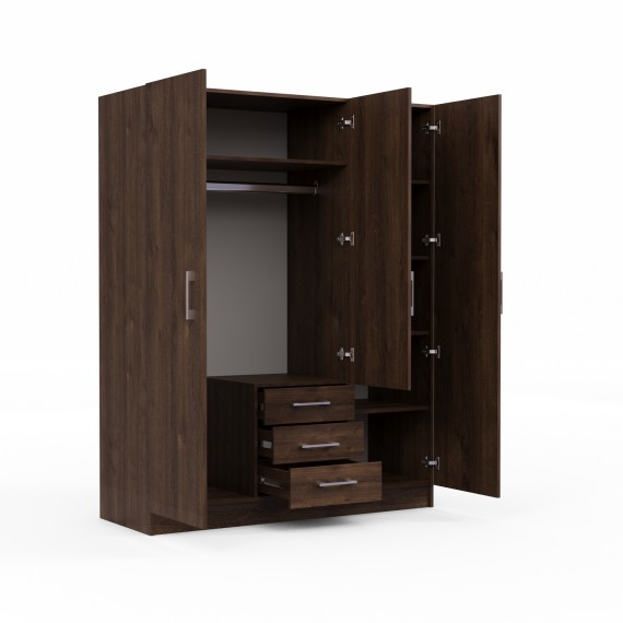 Платяной шкаф HOBEL X127 UZ-819 INOX K090 (6) 