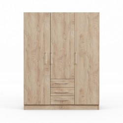 Платяной шкаф HOBEL X127 UZ-819 INOX K107 (6) 