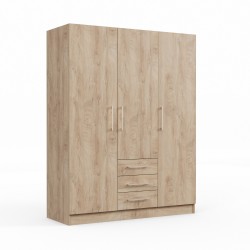 Платяной шкаф HOBEL X127 UZ-819 INOX K107 (6) 