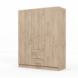 Платяной шкаф HOBEL X127 UZ-819 INOX K107 (6) 
