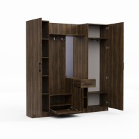 Entrance hall sets HOBEL X128 UZ-819 BLACK ORMA 215 (7) 
