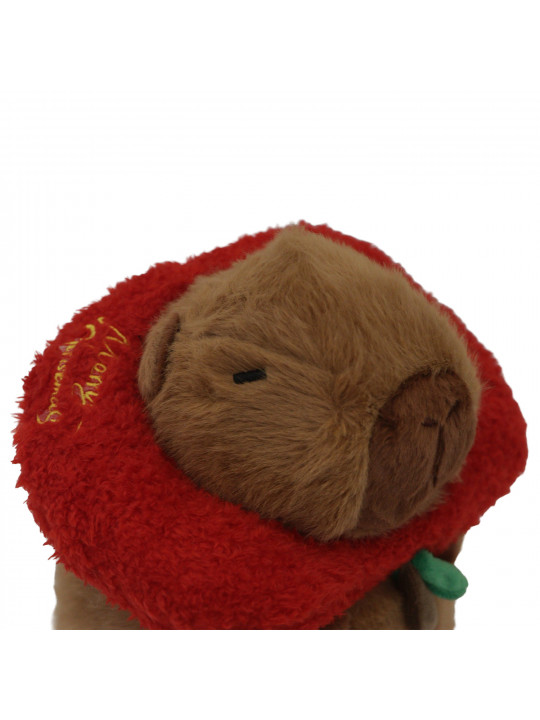 Խաղալիք փափուկ XIMI 6941963969949 APPLE HOODIE CHRISTMAS CAPYBARA PLUSH DOLL (25CM) (969949)