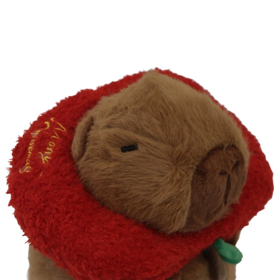 Мягкая игрушка XIMI 6941963969949 APPLE HOODIE CHRISTMAS CAPYBARA PLUSH DOLL (25CM) (969949)