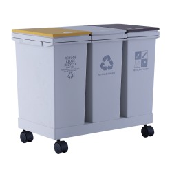 Recycle bin XIMI 6941963979146 36 L/9.5 GAL CLASSIFIED TRASH CAN (979146)