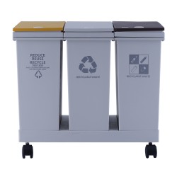 Recycle bin XIMI 6941963979146 36 L/9.5 GAL CLASSIFIED TRASH CAN (979146)