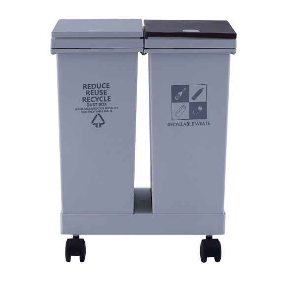 Recycle bin XIMI 6941963979153 24 L/6.3 GAL CLASSIFIED DUAL TRASH CAN (979153)