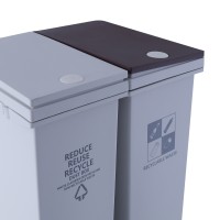 Recycle bin XIMI 6941963979153 24 L/6.3 GAL CLASSIFIED DUAL TRASH CAN (979153)