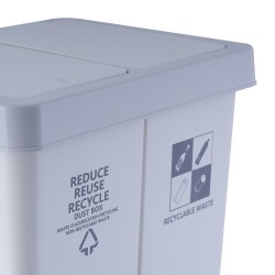 Recycle bin XIMI 6941963979177 20 L/5.3 GAL CLASSIFIED DUAL TRASH CAN (979177)