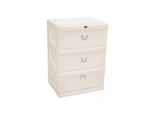 Plastic commode LIMON 151808 SEC.3 N2 WHITE 