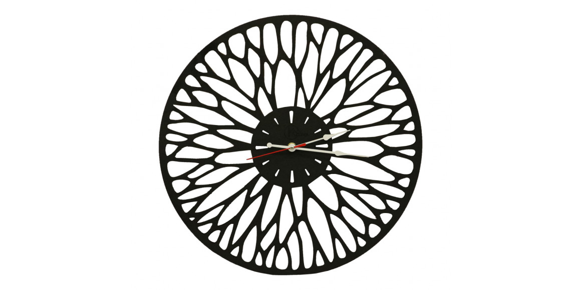 Wall clock KOCH 848107 BLACK 